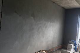 Штукатурка стен коттеджа в КП Пчелка