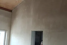 Штукатурка стен коттеджа в Истринском районе.