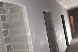 ЖК Новое лыткарино. Штукатурка стен  и откосов в МОП.