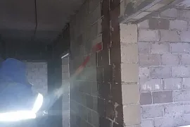 ЖК Новое лыткарино. Штукатурка стен  и откосов в МОП.