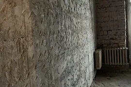 Механизированная штукатурка стен в квартире. г.Москва