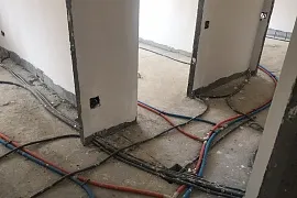 Полусухая стяжка пола МОП в Ивантеевке