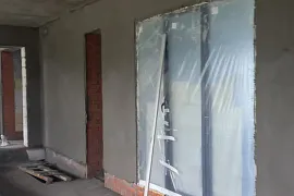 Штукатурка стен коттеджа в КП Пчелка
