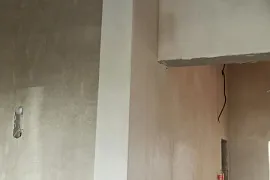 Штукатурка стен коттеджа в Истринском районе.