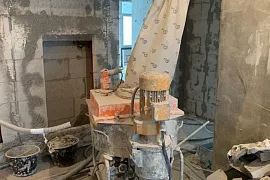 ЖК Символ. Штукатурка стен  и потолков в МОП.