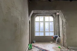 Штукатурка стен. Реконструкция исторического здания