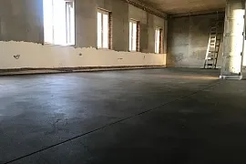 Полусухая стяжка пола школы в Клину