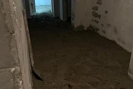 Полусухая стяжка пола МОП в ЖК Донской квартал