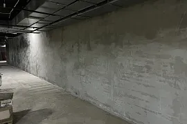 Штукатурка стен в паркинге ЖК Тургенев