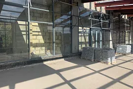 Штукатурка стен здания на ул.Рочдельская