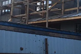 Коттедж. Штукатурка стен фасада. КП Грибки 2
