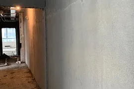 ЖК Символ. Штукатурка стен  и потолков в МОП.