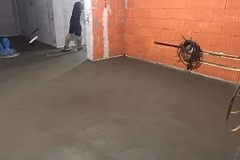 Полусухая стяжка пола МОП в Ивантеевке
