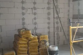 Механизированная штукатурка стен в квартире. г.Москва Апарт комплекс Волга