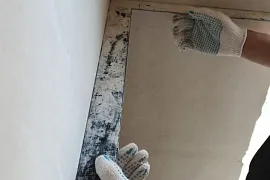 Штукатурка стен коттеджа в Истринском районе.