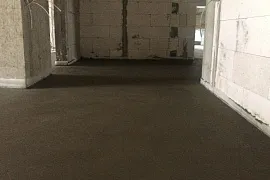 Полусухая стяжка пола школы в Клину