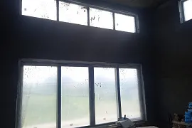Штукатурка стен коттеджа в КП Пчелка