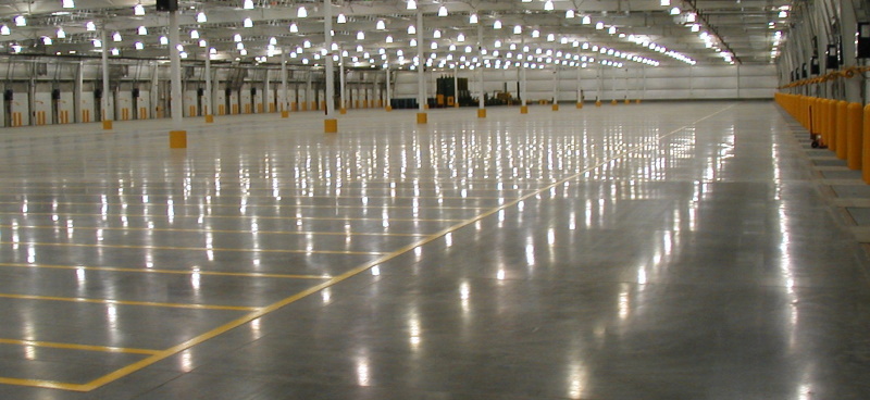 industrial floors with topping