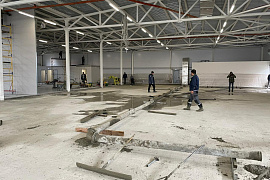 Промышленные бетонные полы в Чехове