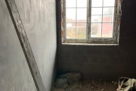 Штукатурка стен коттеджа в Раменском районе.д Титово
