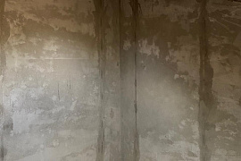 Штукатурка стен коттеджа в СНТ Дубрава