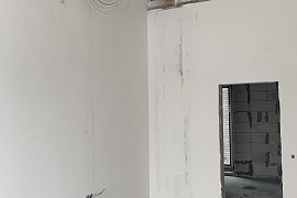Механизированная шпаклевка стен и потолков. КП Захарьино 2.